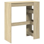 vidaXL Masă bar cu rafturi stejar sonoma 90x40x103,5 cm lemn prelucrat