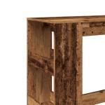 vidaXL Masă bar cu rafturi, lemn vechi, 90x40x103,5 cm, lemn prelucrat