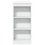 vidaXL Masă de bar cu rafturi, alb, 95x47x103,5 cm, lemn prelucrat vidaXL Masă de bar cu rafturi, alb, 95x47x103,5 cm, lemn prelucrat