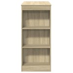 vidaXL Masă de bar cu rafturi, stejar sonoma, 95x47x103,5 cm, lemn vidaXL Masă de bar cu rafturi, stejar sonoma, 95x47x103,5 cm, lemn