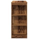 vidaXL Masă bar cu rafturi, lemn vechi, 95x47x103,5 cm, lemn prelucrat vidaXL Masă bar cu rafturi, lemn vechi, 95x47x103,5 cm, lemn prelucrat