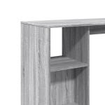 vidaXL Masă bar raft stejar Sonoma gri 124x46x103,5 cm lemn prelucrat vidaXL Masă bar raft stejar Sonoma gri 124x46x103,5 cm lemn prelucrat