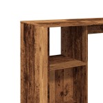 vidaXL Masă de bar cu raft lemn vechi 124x46x103,5 cm lemn prelucrat vidaXL Masă de bar cu raft lemn vechi 124x46x103,5 cm lemn prelucrat