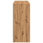 vidaXL Masă bar cu raft stejar artizanal 124x46x103,5cm lemn prelucrat vidaXL Masă bar cu raft stejar artizanal 124x46x103,5cm lemn prelucrat