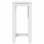 vidaXL Masă bar, alb, 51x50x103,5 cm, lemn prelucrat vidaXL Masă bar, alb, 51x50x103,5 cm, lemn prelucrat