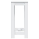 vidaXL Masă bar, alb, 51x50x103,5 cm, lemn prelucrat vidaXL Masă bar, alb, 51x50x103,5 cm, lemn prelucrat