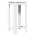 vidaXL Masă bar, alb, 51x50x103,5 cm, lemn prelucrat vidaXL Masă bar, alb, 51x50x103,5 cm, lemn prelucrat