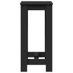 vidaXL Masă bar, negru, 51x50x103,5 cm, lemn prelucrat vidaXL Masă bar, negru, 51x50x103,5 cm, lemn prelucrat