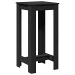 vidaXL Masă bar, negru, 51x50x103,5 cm, lemn prelucrat vidaXL Masă bar, negru, 51x50x103,5 cm, lemn prelucrat