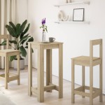 vidaXL Masă bar, stejar sonoma, 51x50x103,5 cm, lemn prelucrat vidaXL Masă bar, stejar sonoma, 51x50x103,5 cm, lemn prelucrat