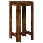 vidaXL Masă de bar, stejar fumuriu, 51x50x103,5 cm, lemn prelucrat vidaXL Masă de bar, stejar fumuriu, 51x50x103,5 cm, lemn prelucrat