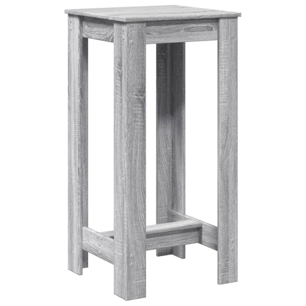 vidaXL Masă bar, gri sonoma, 51x50x103,5 cm, lemn prelucrat