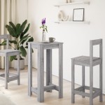 vidaXL Masă bar, gri sonoma, 51x50x103,5 cm, lemn prelucrat