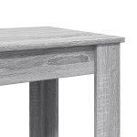 vidaXL Masă bar, gri sonoma, 51x50x103,5 cm, lemn prelucrat