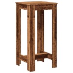 vidaXL Masă bar, lemn vechi, 51x50x103,5 cm, lemn prelucrat