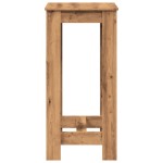 vidaXL Masă de bar, stejar artizanal, 51x50x103,5 cm, lemn prelucrat