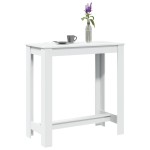 vidaXL Masă de bar, alb, 102x50x103,5 cm, lemn prelucrat vidaXL Masă de bar, alb, 102x50x103,5 cm, lemn prelucrat