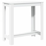 vidaXL Masă de bar, alb, 102x50x103,5 cm, lemn prelucrat vidaXL Masă de bar, alb, 102x50x103,5 cm, lemn prelucrat