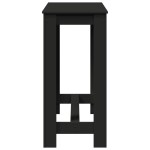 vidaXL Masă de bar, negru, 102x50x103,5 cm, lemn prelucrat