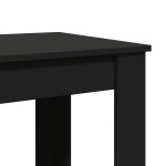 vidaXL Masă de bar, negru, 102x50x103,5 cm, lemn prelucrat
