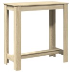 vidaXL Masă de bar, stejar Sonoma, 102x50x103,5 cm, lemn prelucrat
