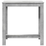 vidaXL Masă de bar, gri beton, 102x50x103,5 cm, lemn prelucrat vidaXL Masă de bar, gri beton, 102x50x103,5 cm, lemn prelucrat