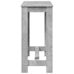 vidaXL Masă de bar, gri beton, 102x50x103,5 cm, lemn prelucrat vidaXL Masă de bar, gri beton, 102x50x103,5 cm, lemn prelucrat