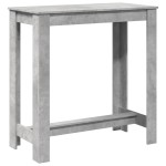 vidaXL Masă de bar, gri beton, 102x50x103,5 cm, lemn prelucrat vidaXL Masă de bar, gri beton, 102x50x103,5 cm, lemn prelucrat