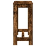 vidaXL Masă de bar, stejar fumuriu, 102x50x103,5 cm, lemn prelucrat