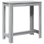 vidaXL Masă de bar, Sonoma gri, 102x50x103,5 cm, lemn prelucrat
