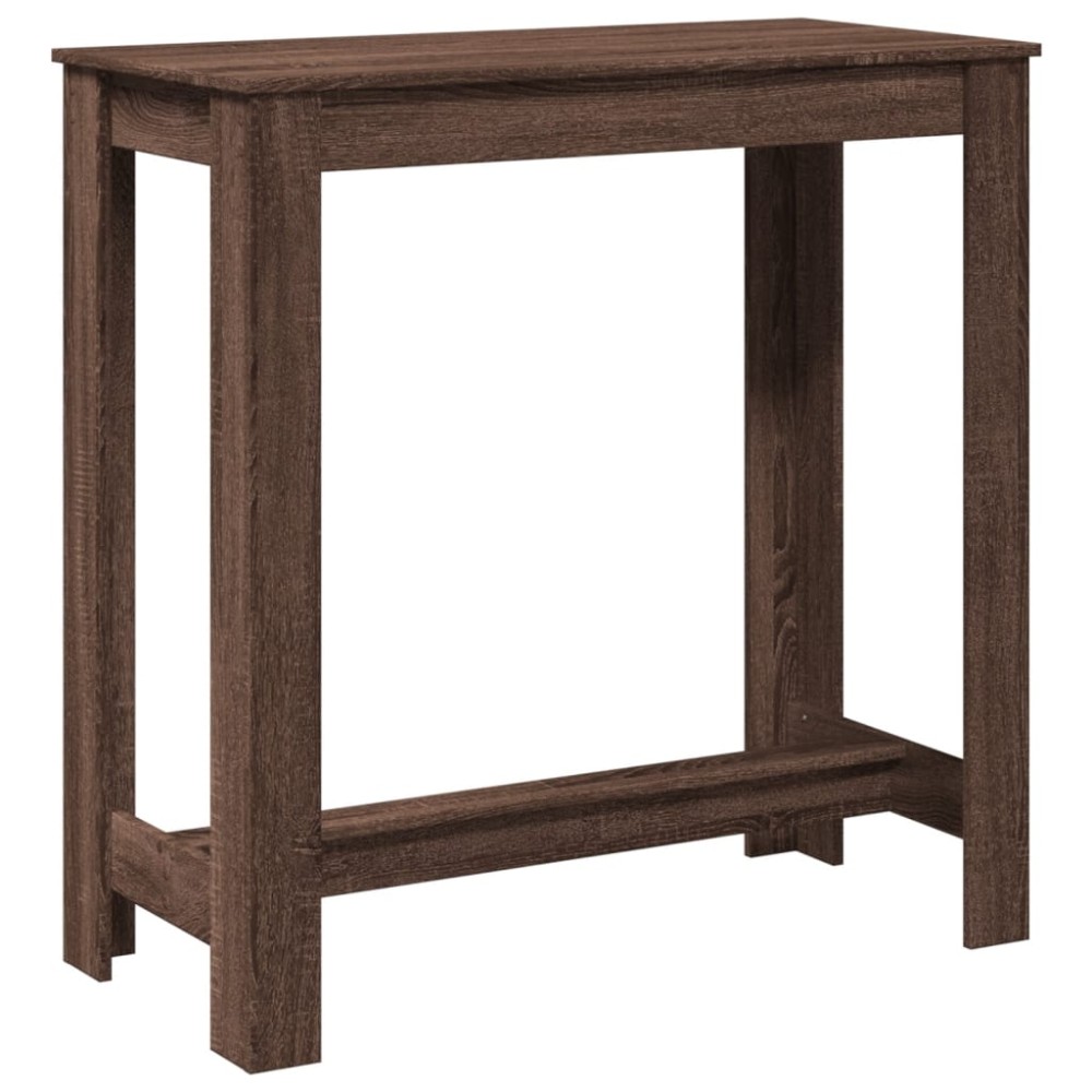vidaXL Masă de bar, stejar maro, 102x50x103,5 cm, lemn prelucrat