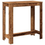 vidaXL Masă de bar, lemn vechi, 102x50x103,5 cm, lemn prelucrat