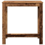 vidaXL Masă de bar, lemn vechi, 102x50x103,5 cm, lemn prelucrat