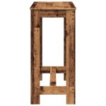 vidaXL Masă de bar, lemn vechi, 102x50x103,5 cm, lemn prelucrat