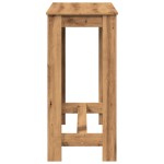 vidaXL Masă de bar, stejar artizanal, 102x50x103,5 cm, lemn prelucrat