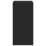 vidaXL Masă bar, negru, 51x50x103,5 cm, lemn prelucrat