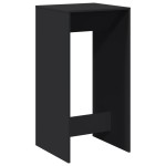 vidaXL Masă bar, negru, 51x50x103,5 cm, lemn prelucrat