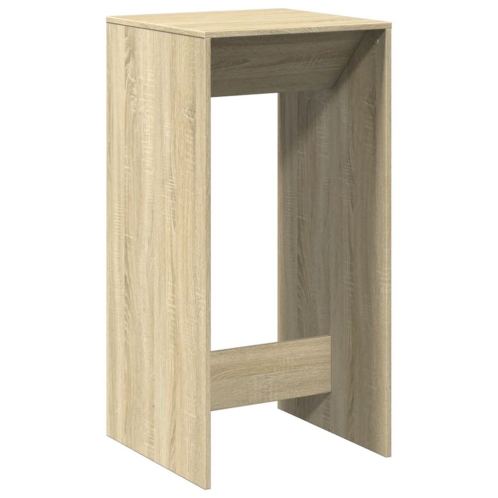 vidaXL Masă bar, stejar sonoma, 51x50x103,5 cm, lemn prelucrat