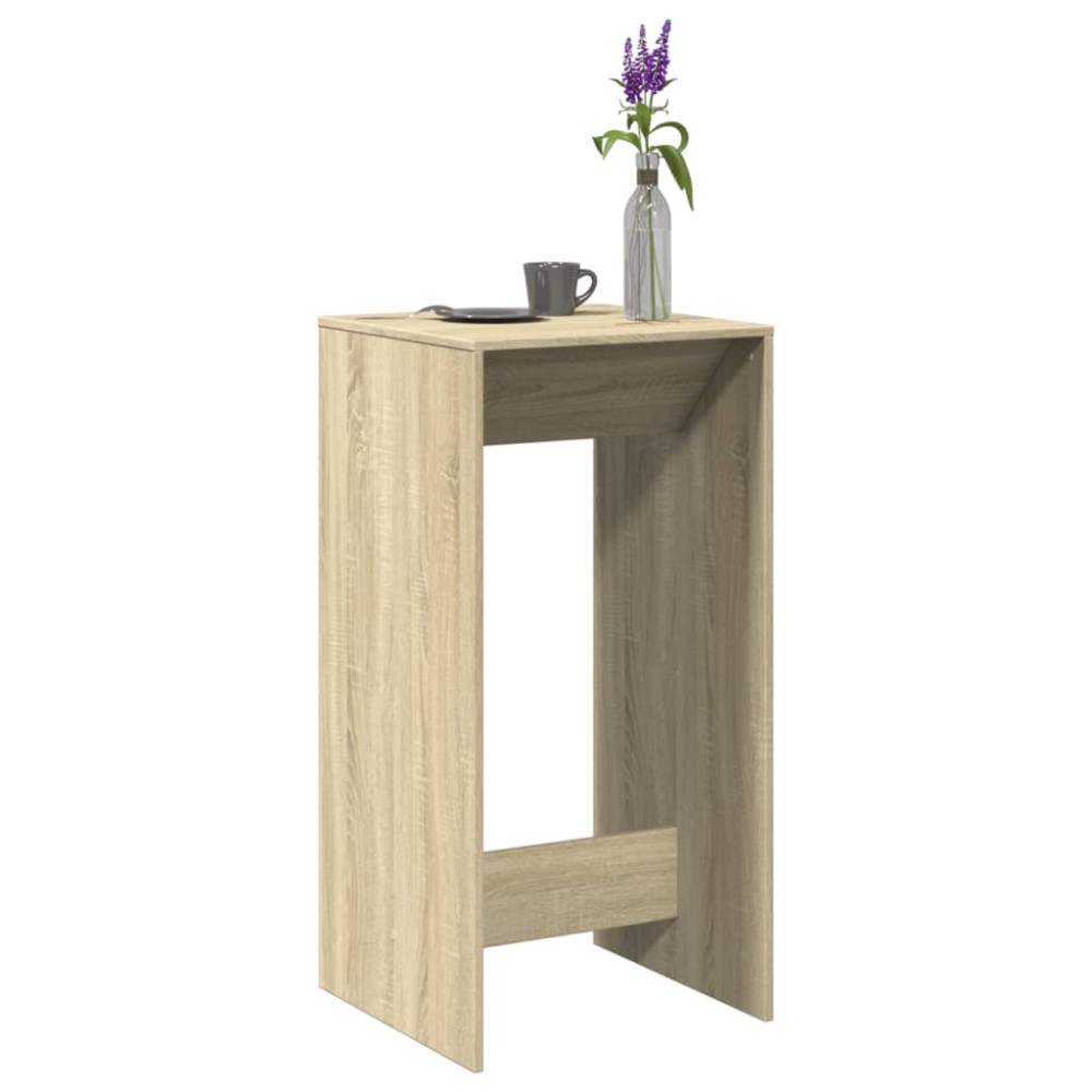 vidaXL Masă bar, stejar sonoma, 51x50x103,5 cm, lemn prelucrat