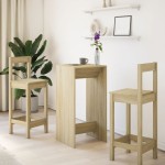 vidaXL Masă bar, stejar sonoma, 51x50x103,5 cm, lemn prelucrat