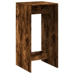vidaXL Masă de bar, stejar fumuriu, 51x50x103,5 cm, lemn prelucrat