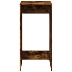 vidaXL Masă de bar, stejar fumuriu, 51x50x103,5 cm, lemn prelucrat