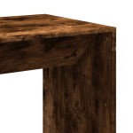 vidaXL Masă de bar, stejar fumuriu, 51x50x103,5 cm, lemn prelucrat