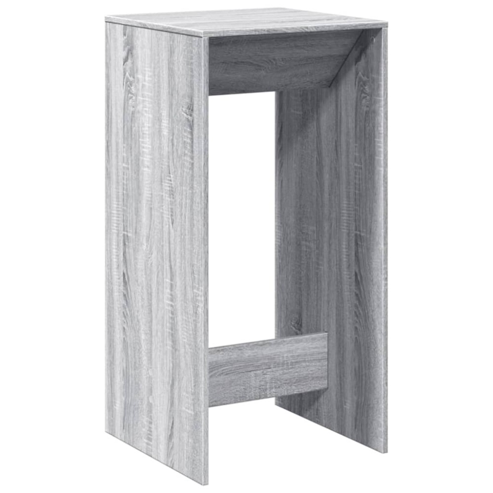 vidaXL Masă bar, gri sonoma, 51x50x103,5 cm, lemn prelucrat