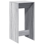 vidaXL Masă bar, gri sonoma, 51x50x103,5 cm, lemn prelucrat