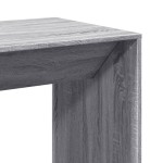 vidaXL Masă bar, gri sonoma, 51x50x103,5 cm, lemn prelucrat