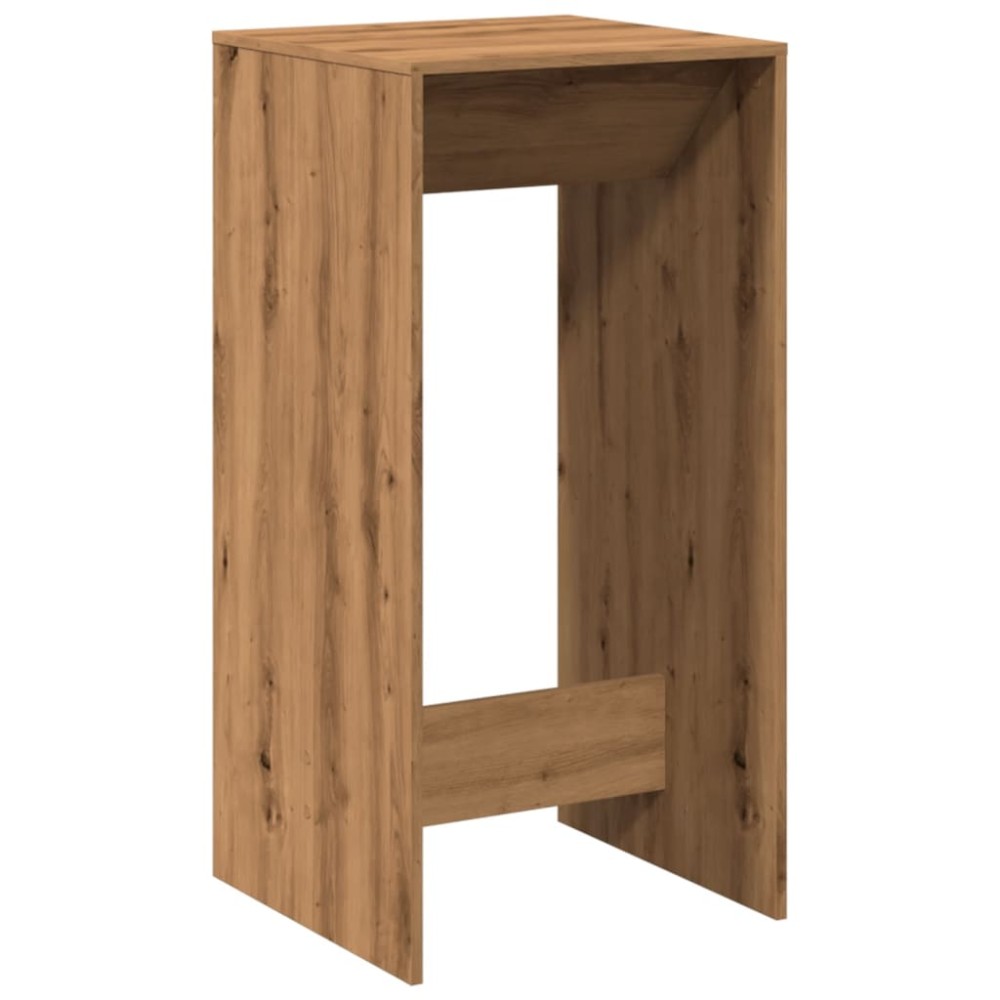 vidaXL Masă de bar, stejar artizanal, 51x50x103,5 cm, lemn prelucrat