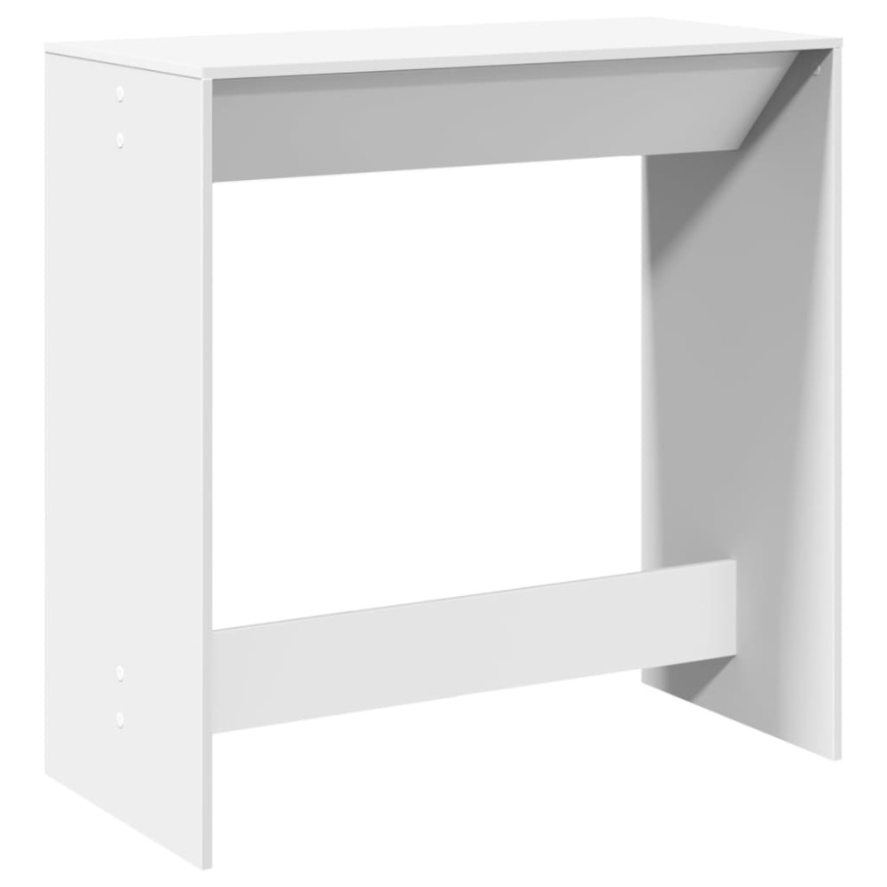 vidaXL Masă de bar, alb, 102x50x103,5 cm, lemn prelucrat