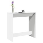 vidaXL Masă de bar, alb, 102x50x103,5 cm, lemn prelucrat vidaXL Masă de bar, alb, 102x50x103,5 cm, lemn prelucrat
