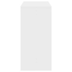 vidaXL Masă de bar, alb, 102x50x103,5 cm, lemn prelucrat vidaXL Masă de bar, alb, 102x50x103,5 cm, lemn prelucrat